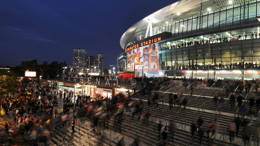 Emirates Stadium long exposure